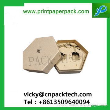 Noble Custom Damask Printed Paper Jewelry Packaging Box Swirl Pattern Cotton Filled Box